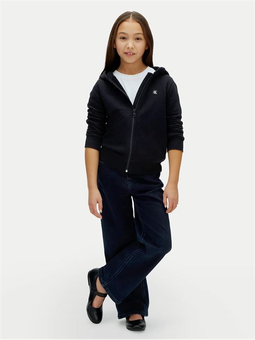 mini badge zip hoodie CALVIN KLEIN JEANS | LV1CKSJB34BEH